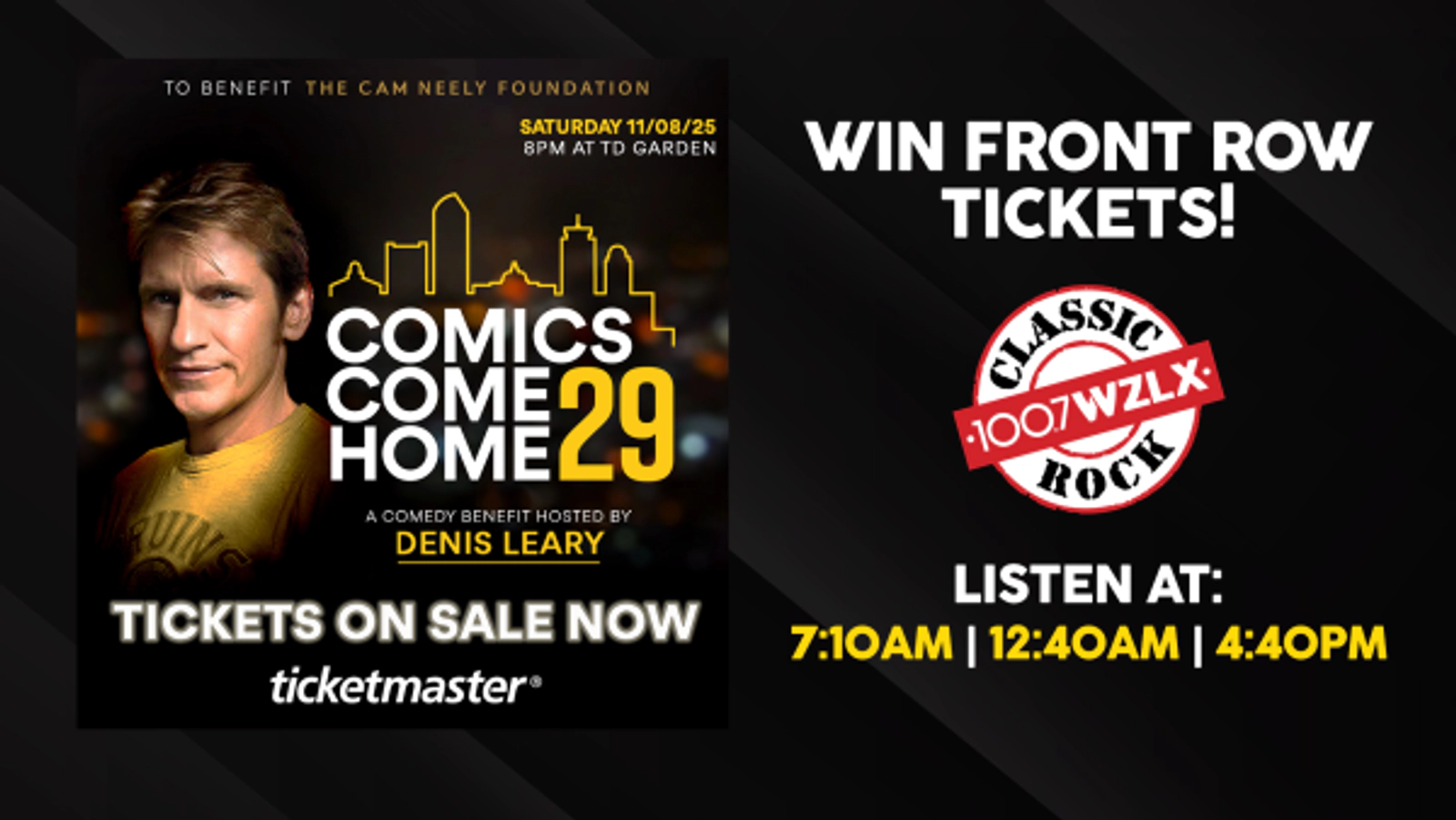 FRONT ROW Comics Come Home 29 Tickets