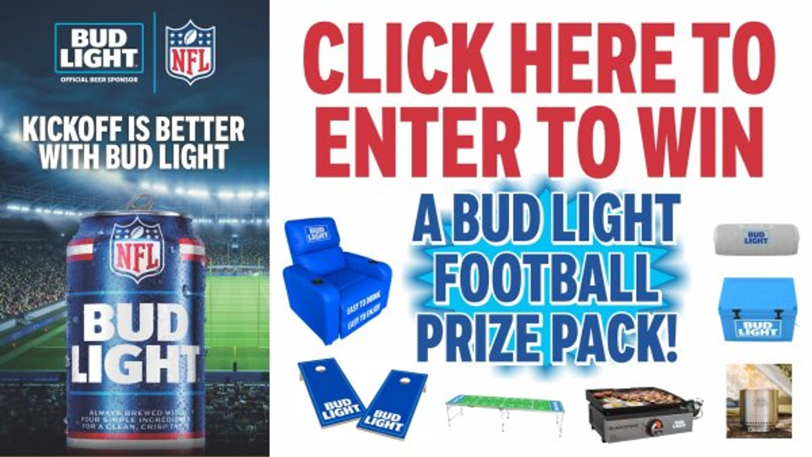 Enter to Win a Bud Light Prize Pack!