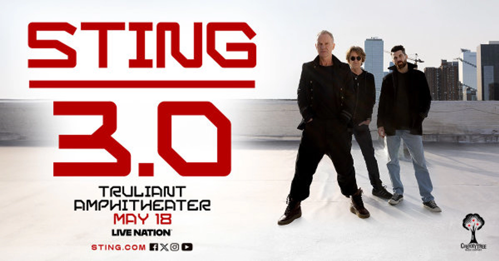 Enter to Win Tickets to Sting at Truliant Amphitheater!