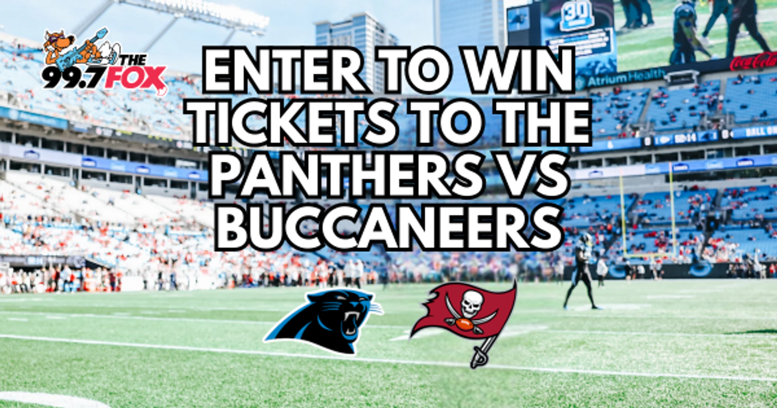 Enter to Win Tickets to the Carolina Panthers vs Tampa Bay Buccaneers Game!