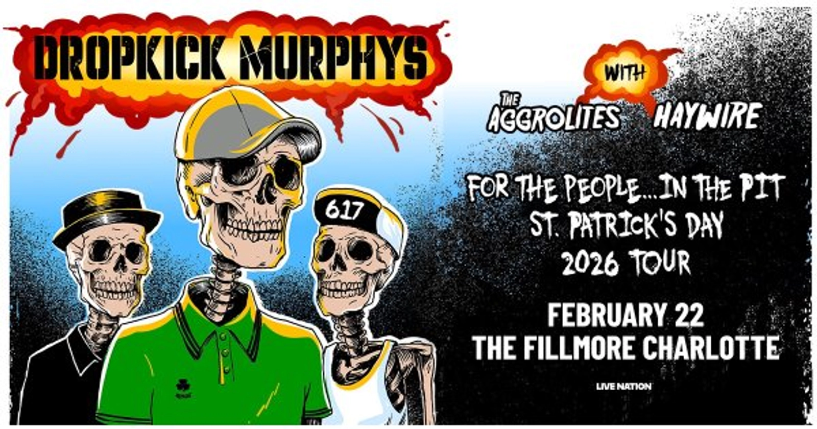 Enter to Win Tickets to Dropkick Murphys at The Fillmore!