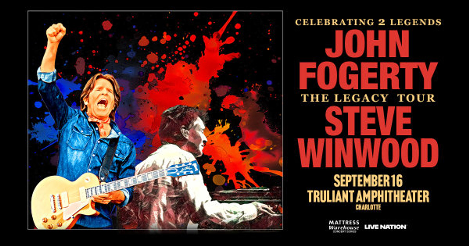 Enter to Win Tickets to John Fogerty & Steve Winwood in Charlotte!