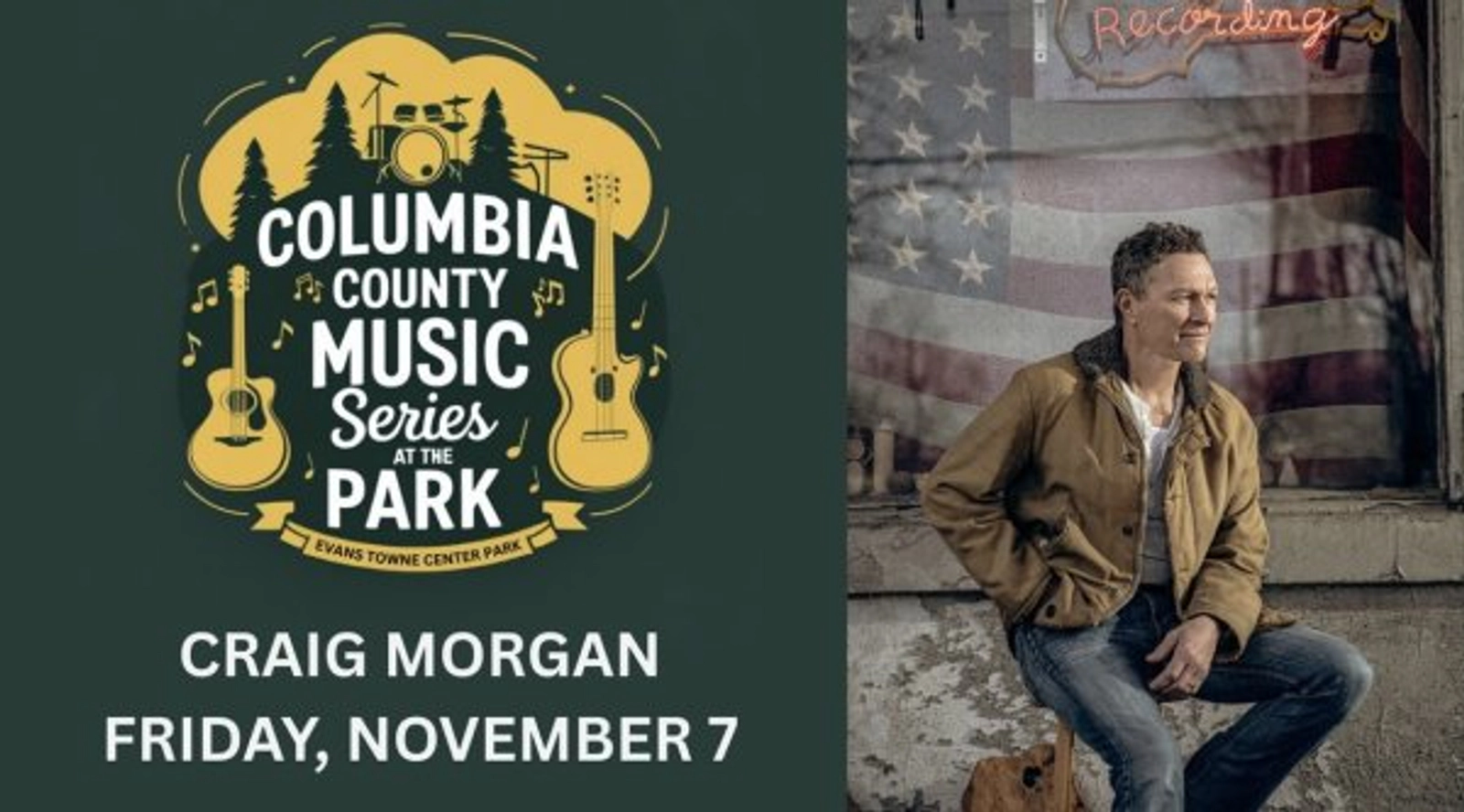 Your chance to see Craig Morgan in Evans this November!