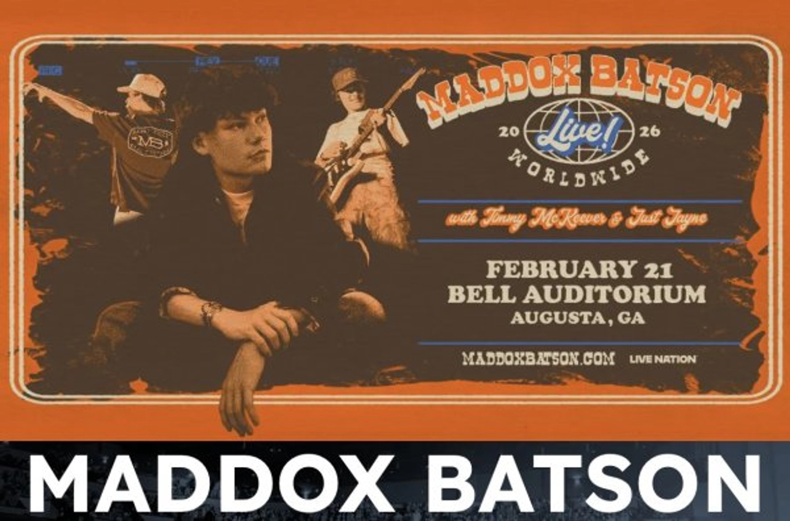 Teen sensation Maddox Batson at The Bell Auditorium!