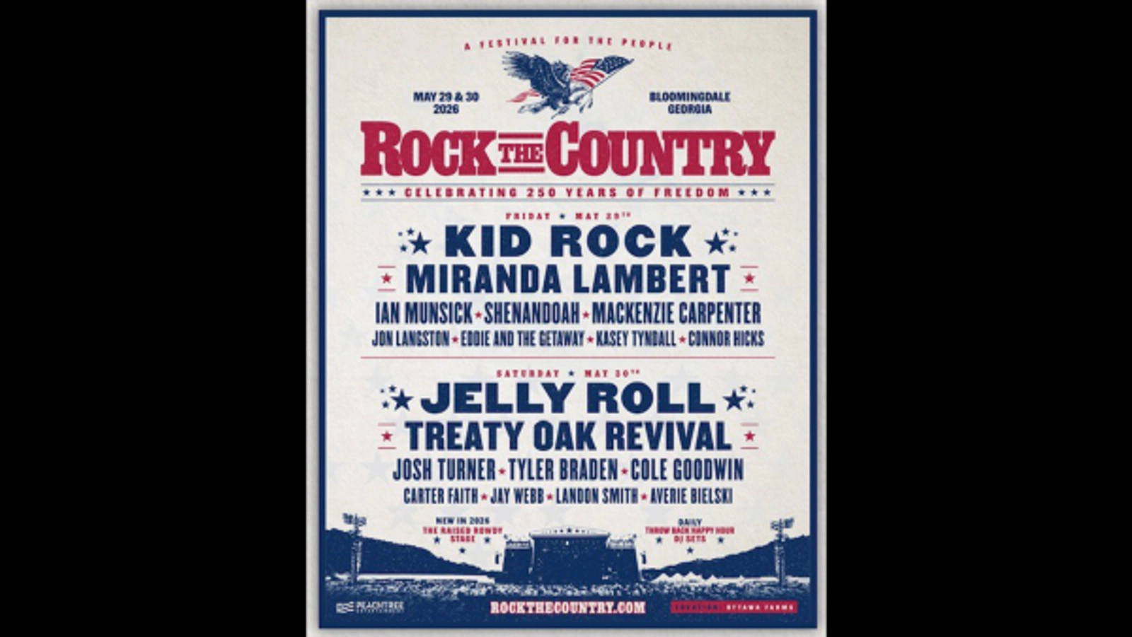 Register now for a chance to win tickets for Rock The Country!