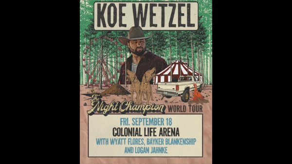 Register now to see Koe Wetzel in Columbia!