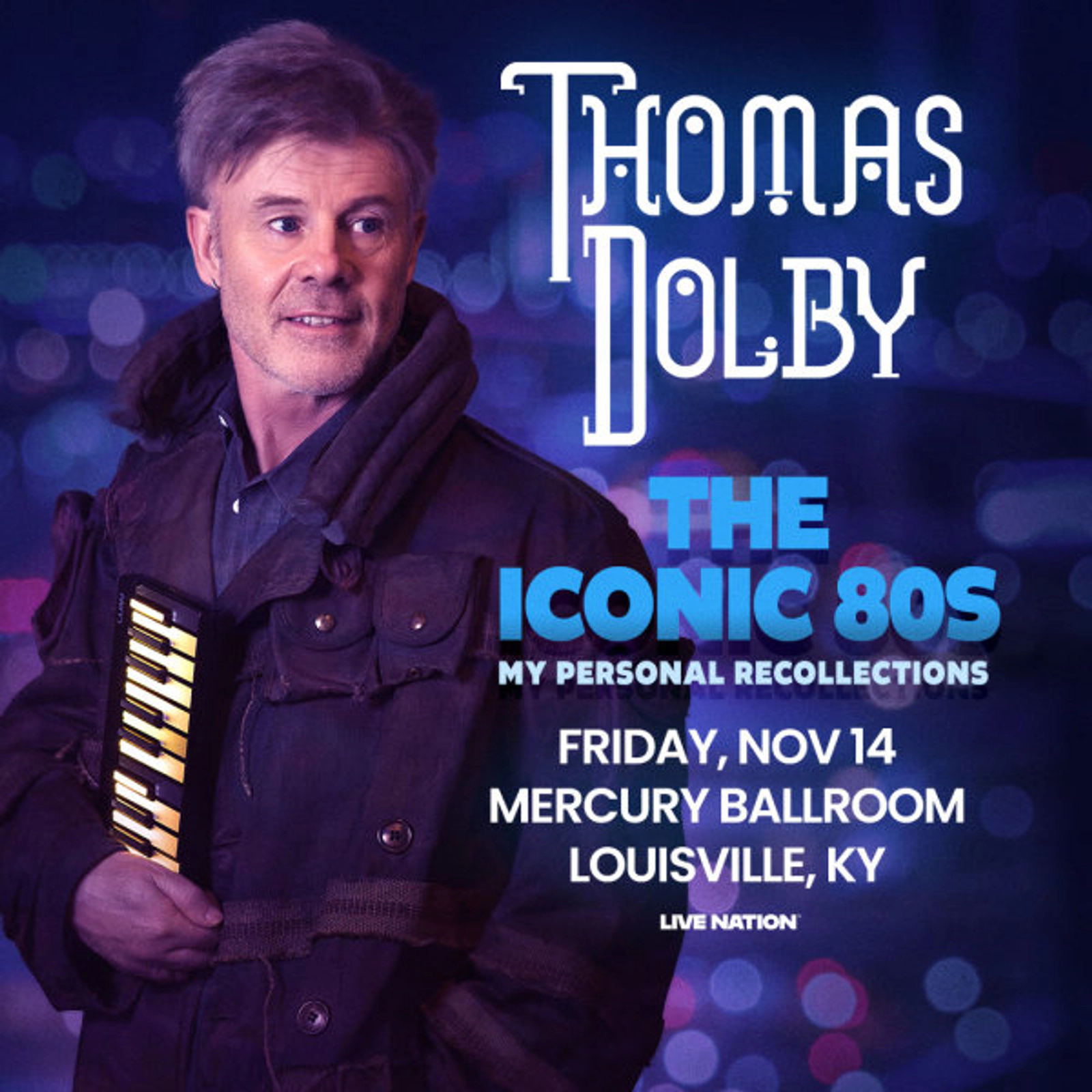 Thomas Dolby at Mercury Ballroom on November 14