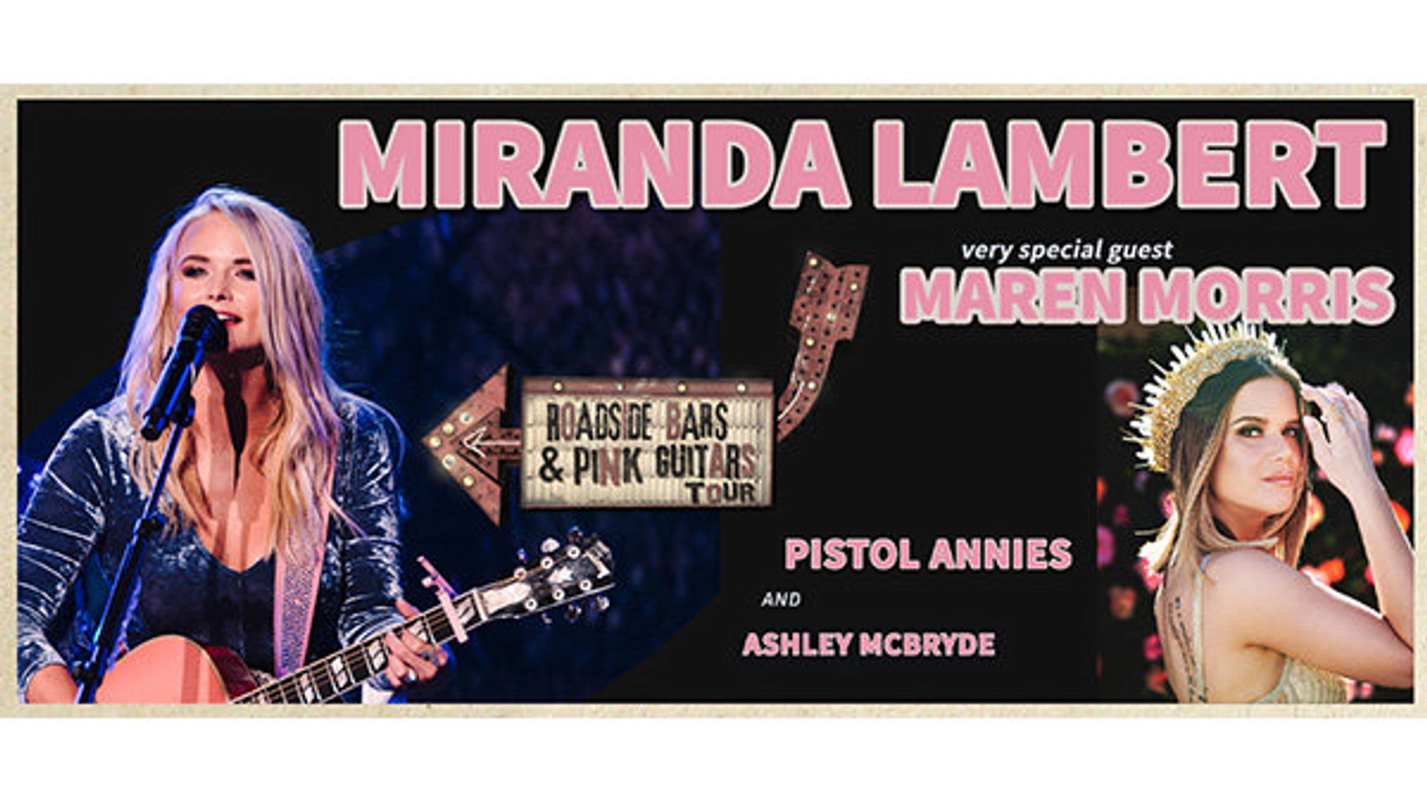 Miranda Lambert Roadside Bars and Pink Guitars Tickets - Thumbnail Image