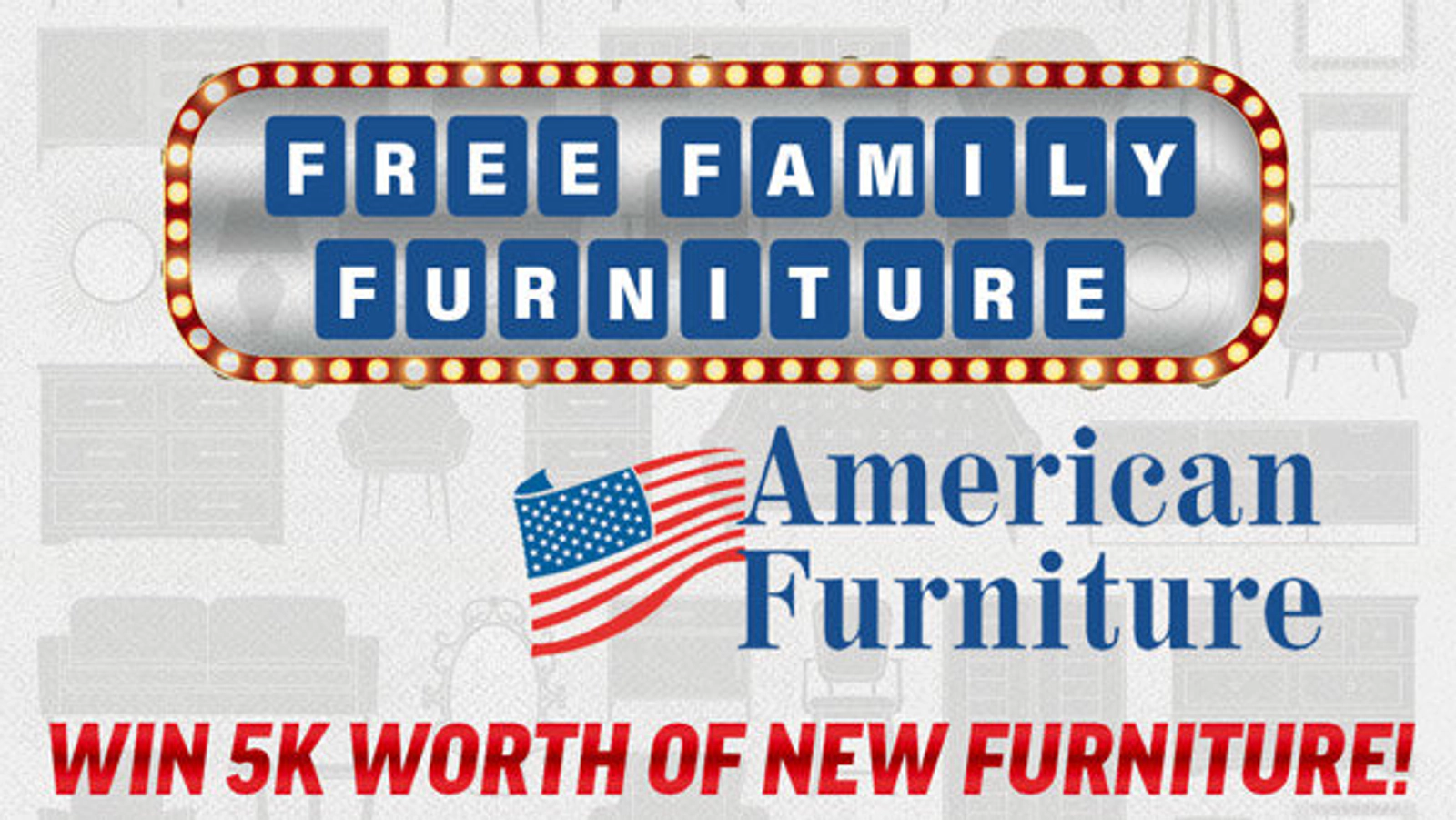 Free Family Furniture: 5K American Furniture Warehouse Giveaway - Thumbnail Image