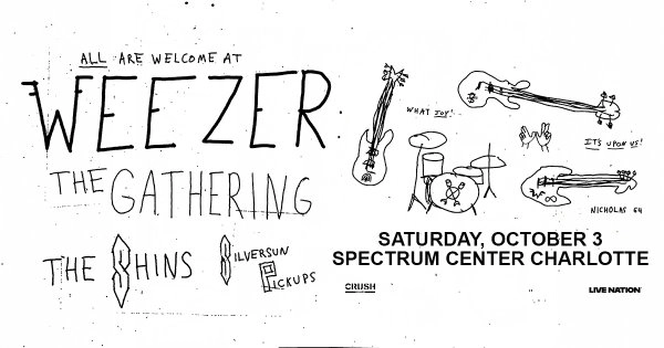 Weezer at the Spectrum Center in Charlotte