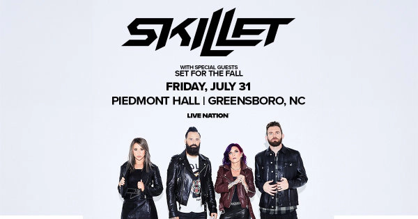 Skillet (Piedmont Hall Fri July 31, 2026)
