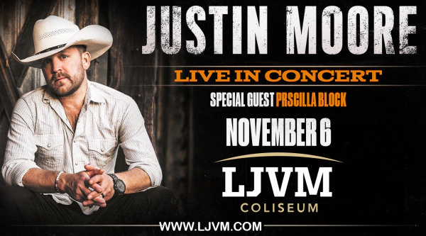 Justin Moore in Winston Salem