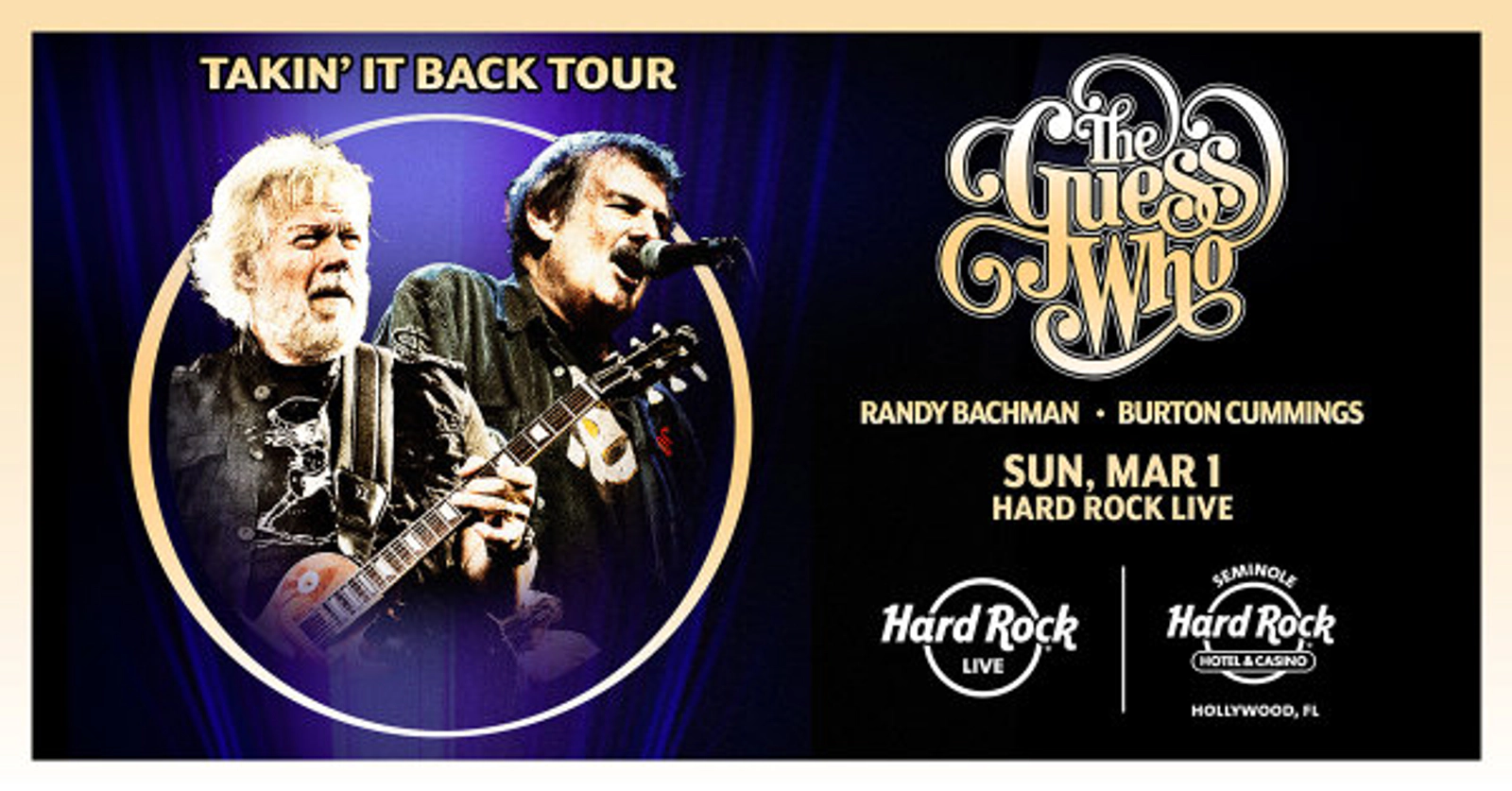 Win Tickets to The Guess Who "Takin' It Back" Tour!