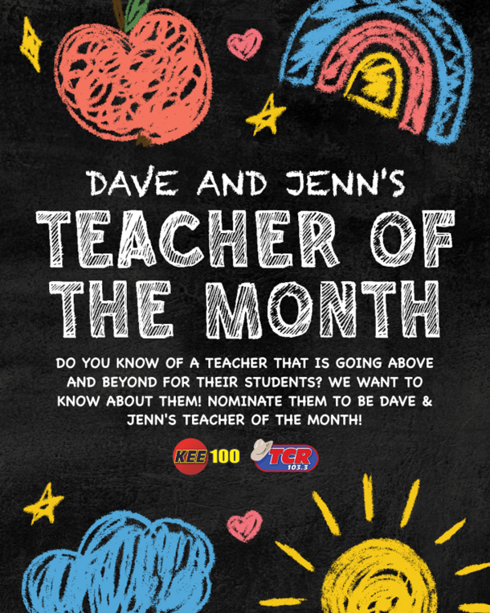 Dave & Jenn's Teacher of the Month