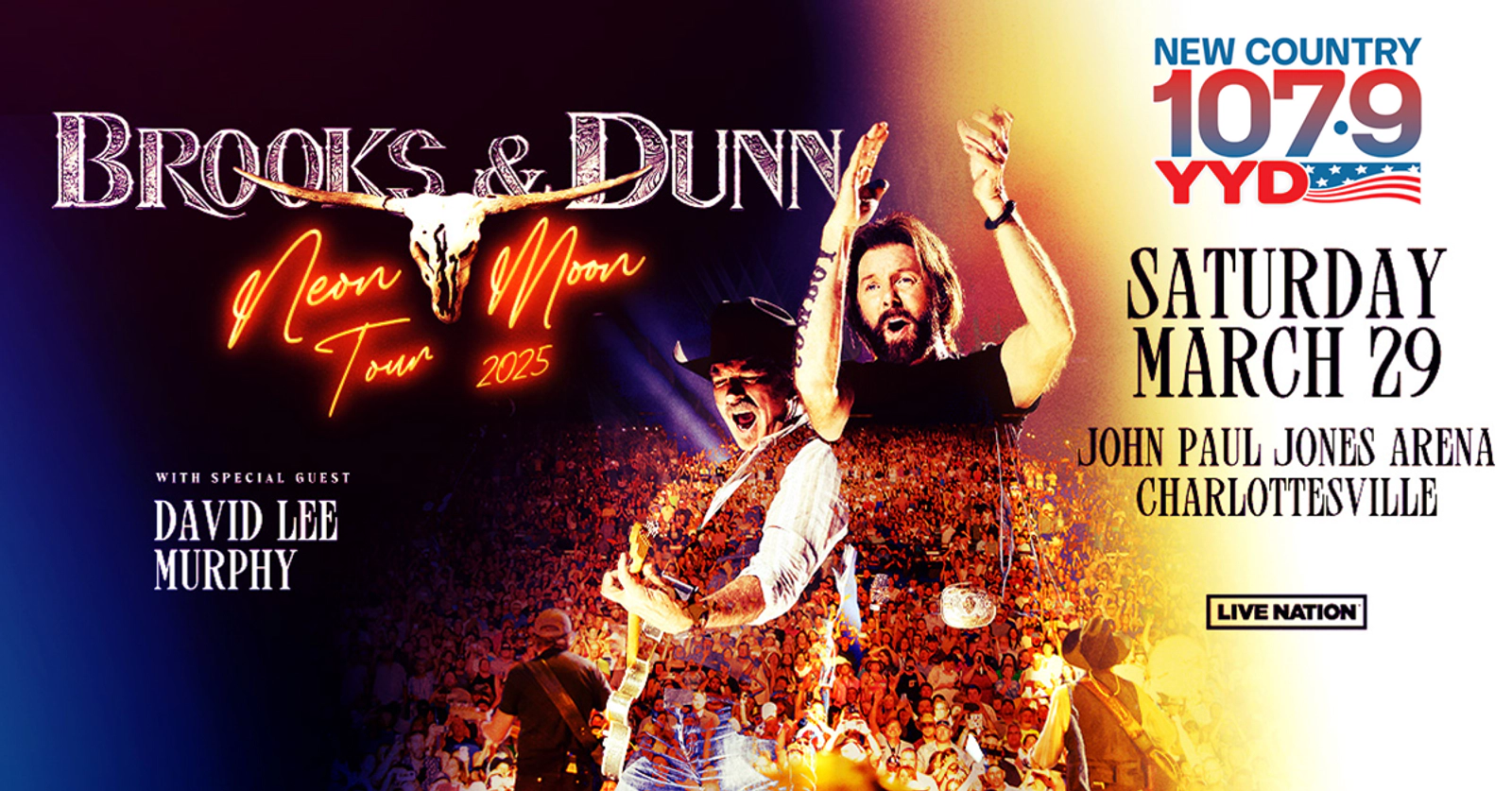Win Tickets to BROOKS & DUNN at John Paul Jones Arena! New Country