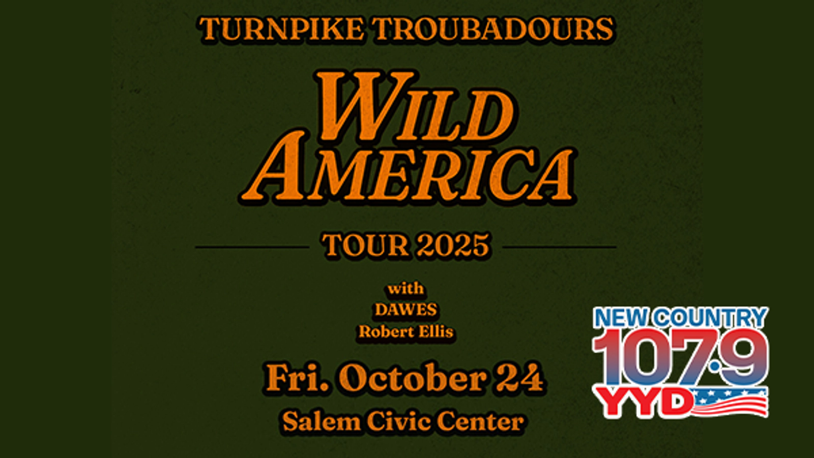 Win Tickets to TURNPIKE TROUBADOURS at Salem Civic Center!