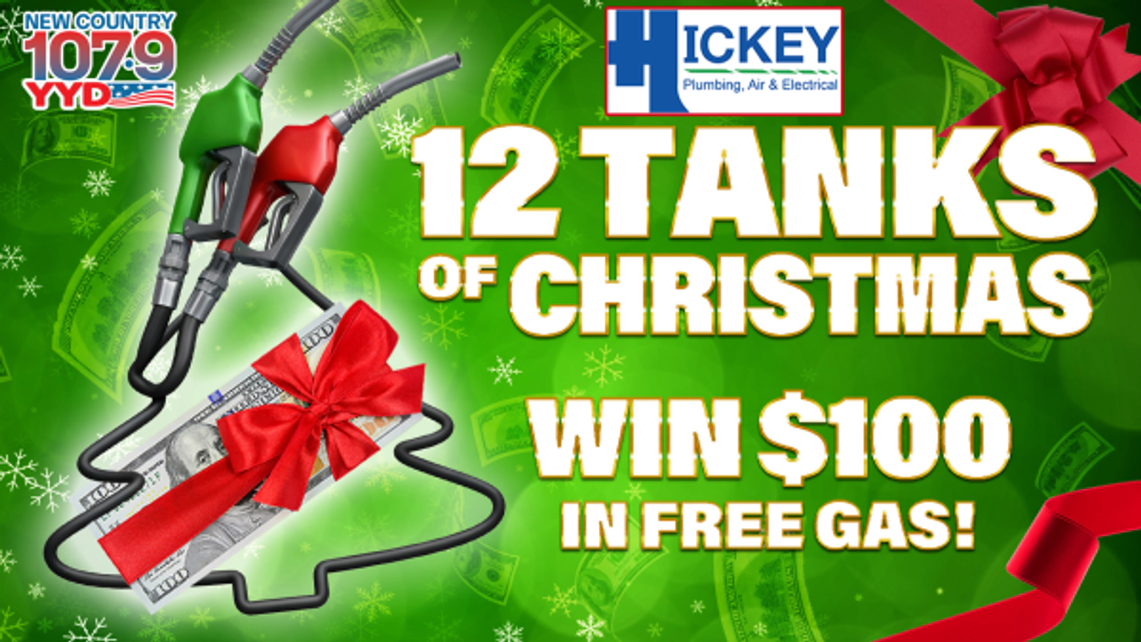 12 Tanks of Christmas - Win $100 in Free Gas!