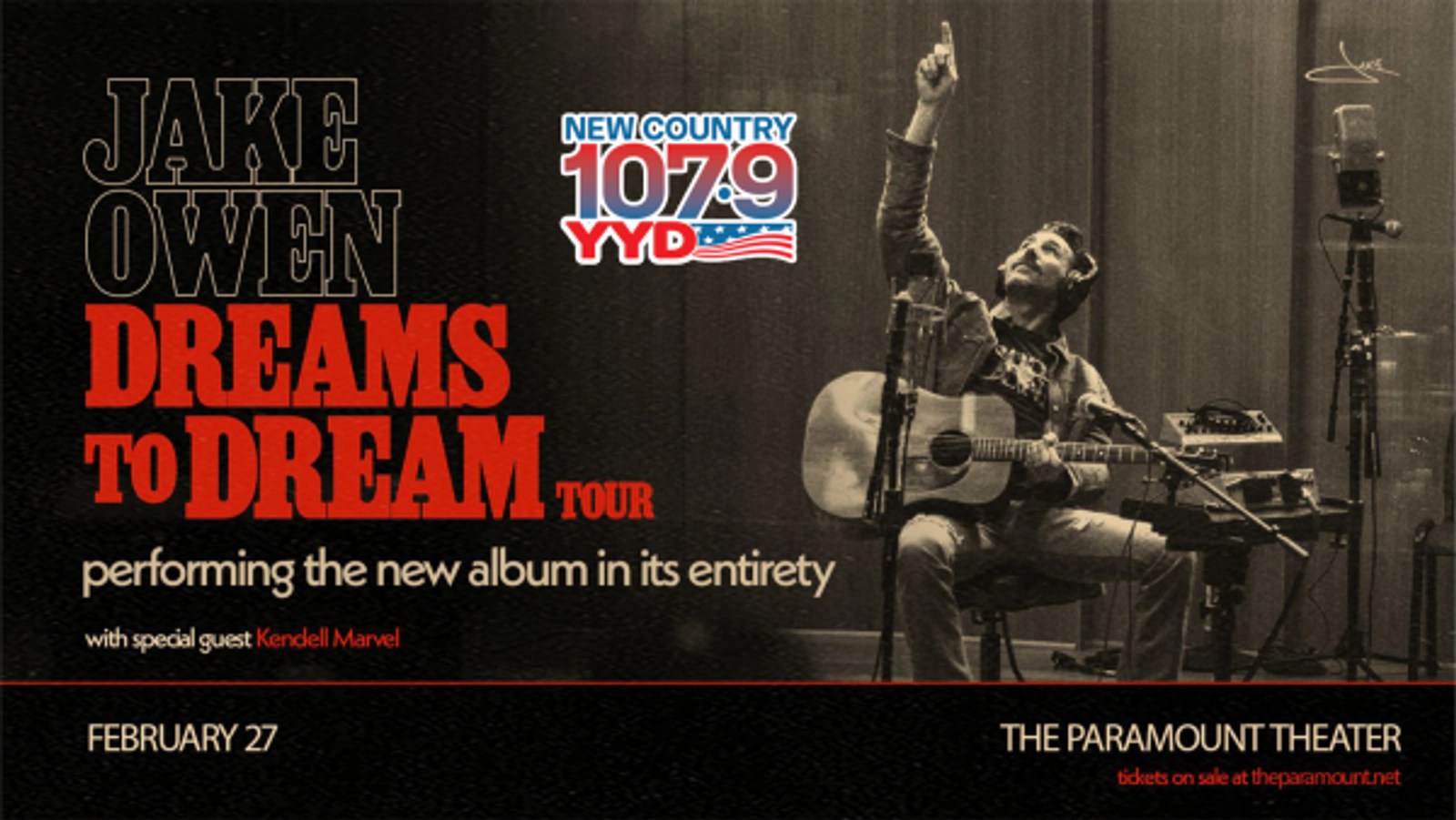 Win Tickets to JAKE OWEN in Charlottesville!