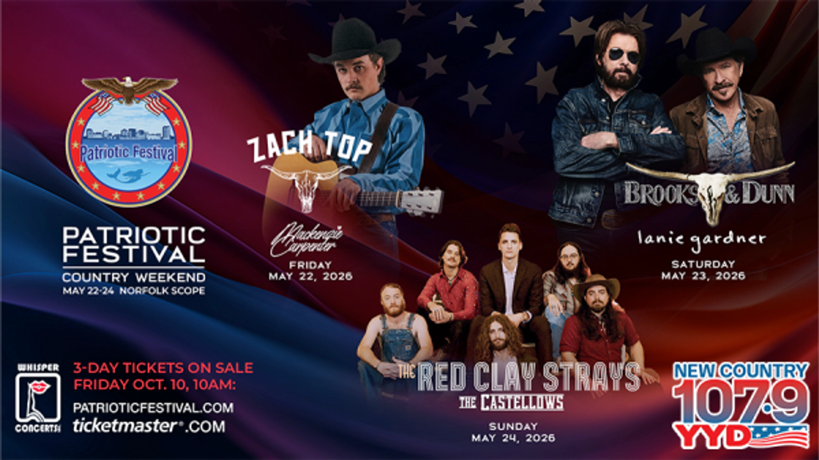 Win a Sweetheart Prize Package to the Patriotic Festival! ❤️