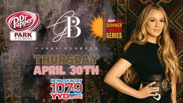 Win Tickets to GABBY BARRETT at Dr Pepper Park!