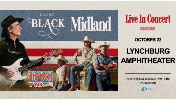 Win Tickets to CLINT BLACK at Lynchburg Amphitheater!