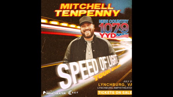 Win Tickets to MITCHELL TENPENNY at Lynchburg Amphitheater!