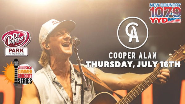 Last Chance to Win Tickets to COOPER ALAN at Dr Pepper Park!