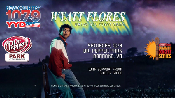 Last Chance to Win Tickets to WYATT FLORES at Dr Pepper Park!