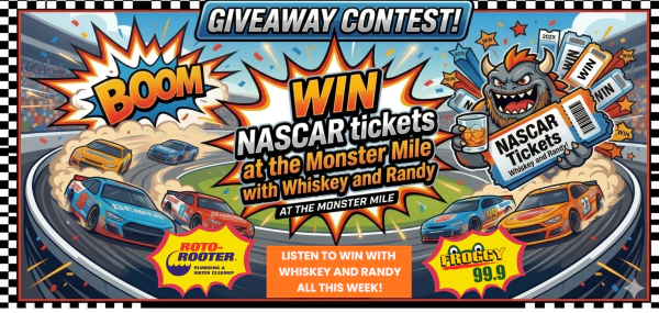 Win NASCAR Tickets with Whiskey and Randy