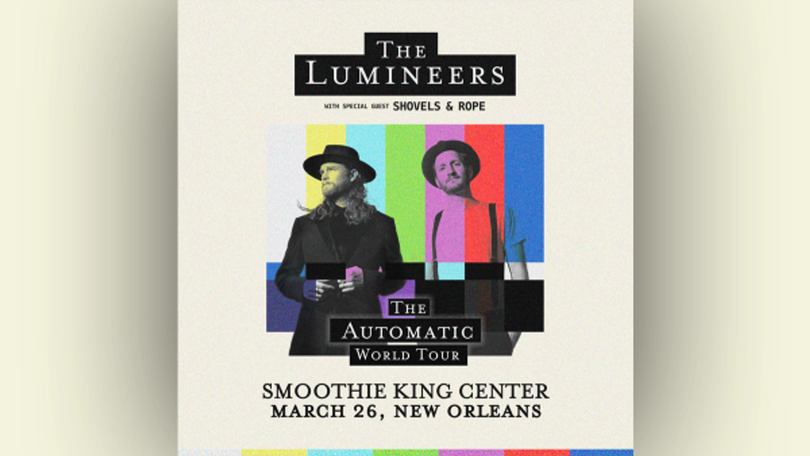 Lumineers Last Chance with 102.5 WFMF!