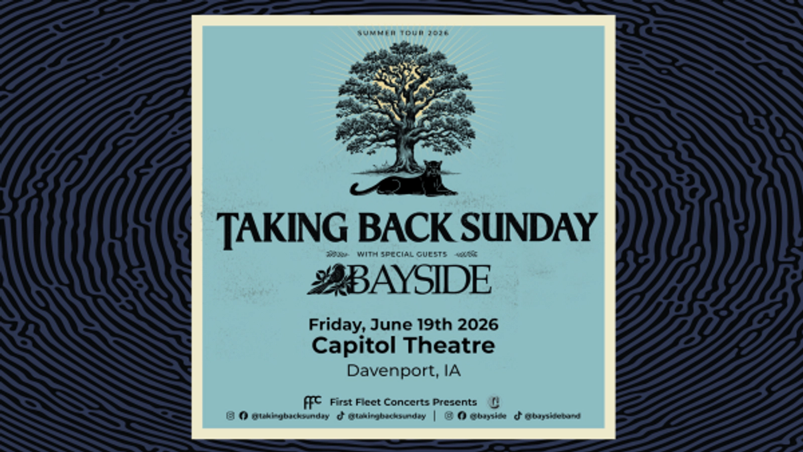 Win A Pair Of Tickets To See Taking Back Sunday At The Capitol Theatre