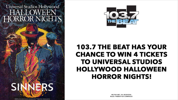 103.7 THE BEAT HAS YOUR CHANCE TO WIN 4 TICKETS TO UNIVERSAL STUDIOS HOLLYWOOD HALLOWEEN HORROR NIGHTS!