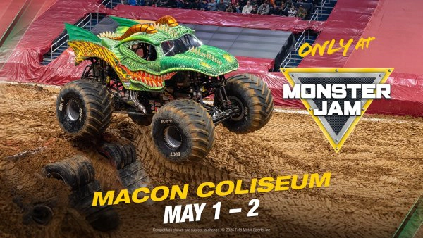 Win tickets for the family to see Monster Jam at Macon Coliseum!