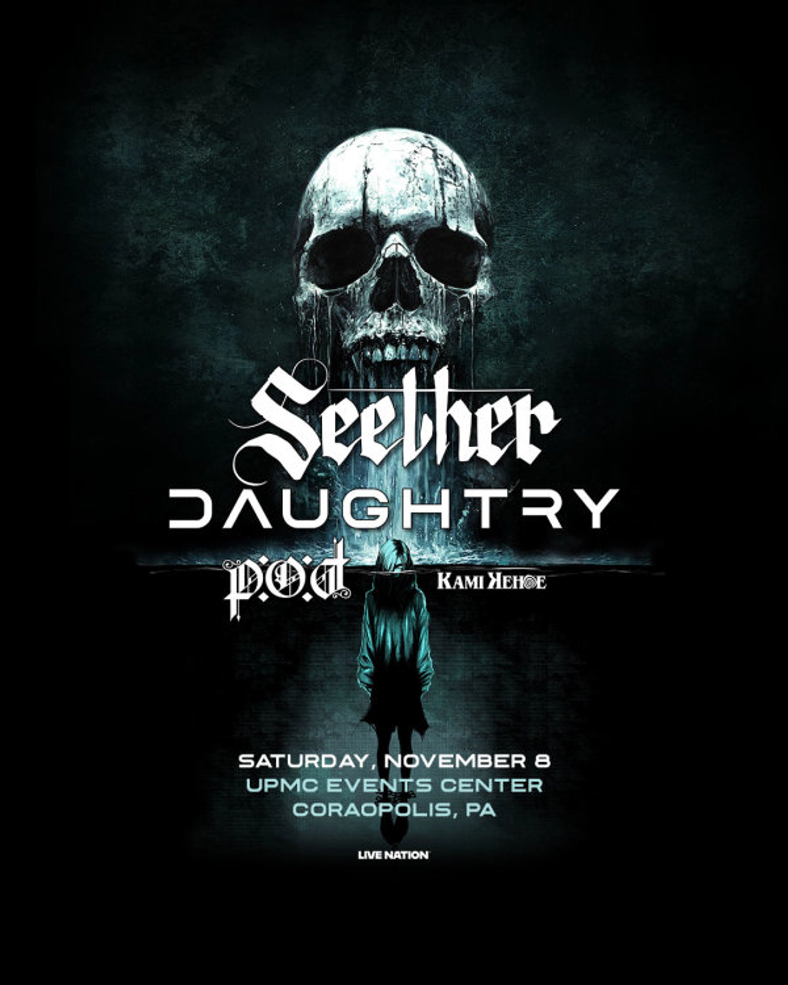 Win tickets to see Seether and Daughtry at the UPMC Events Center!