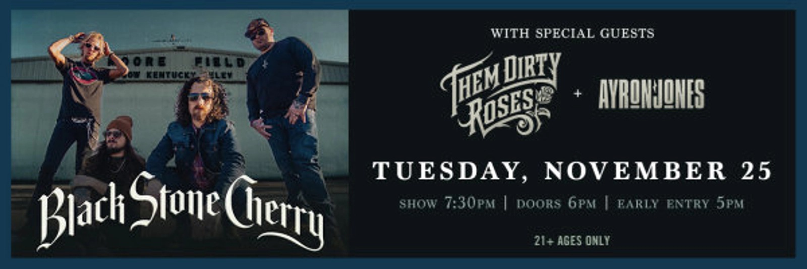 Win tickets to see Black Stone Cherry at Jergel's Rhythm Grille!