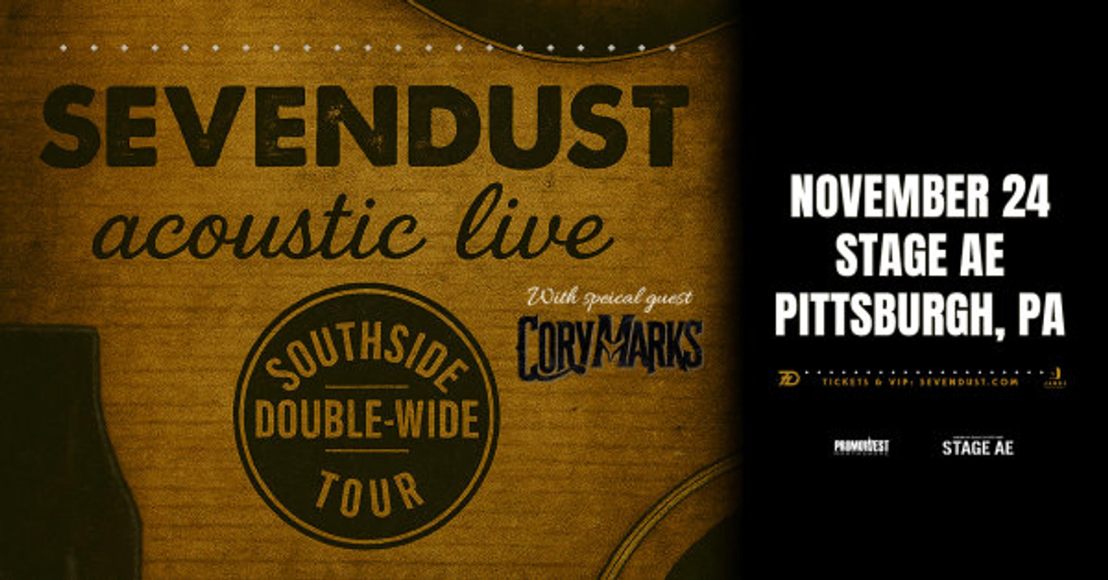Win tickets to see Sevendust at Stage AE!