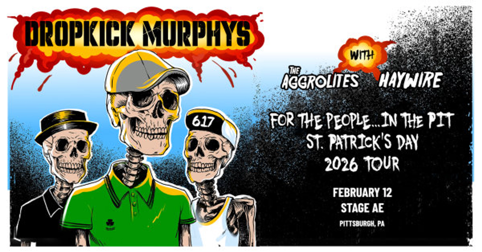 Win tickets to see Dropkick Murphys at Stage AE!