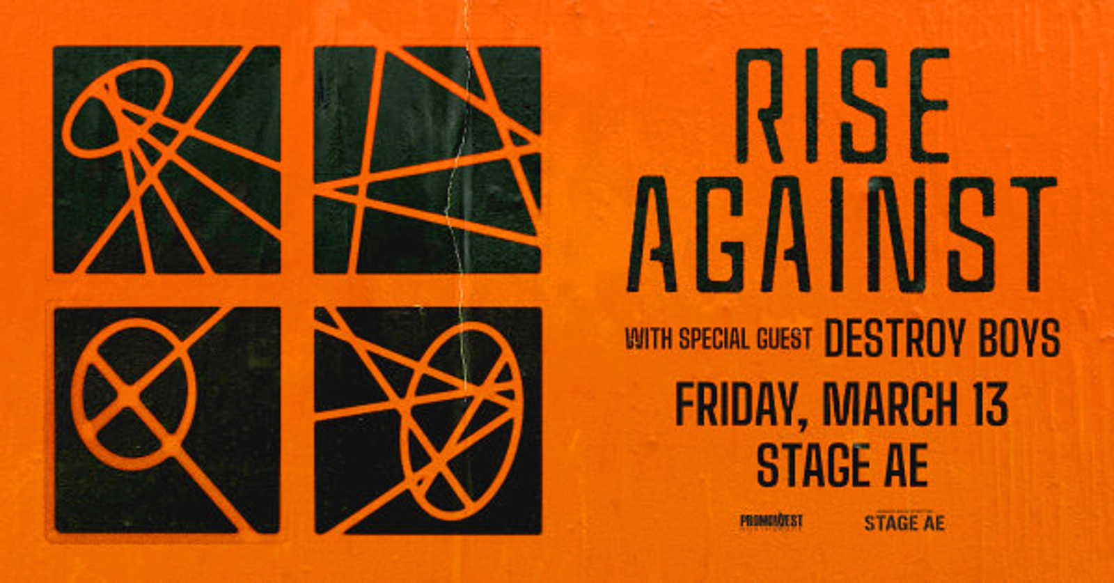 Win tickets to see Rise Against at Stage AE!