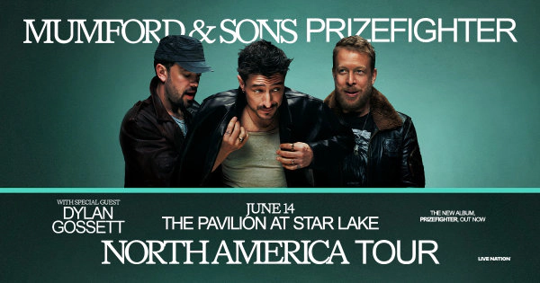 Win tickets to see Mumford & Sons at The Pavilion at Star Lake!