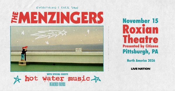 Win tickets to see The Menzingers at the Roxian Theatre!