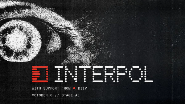 Win tickets to see Interpol at Stage AE!