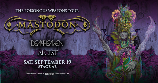 Win tickets to see Mastodon at Stage AE!