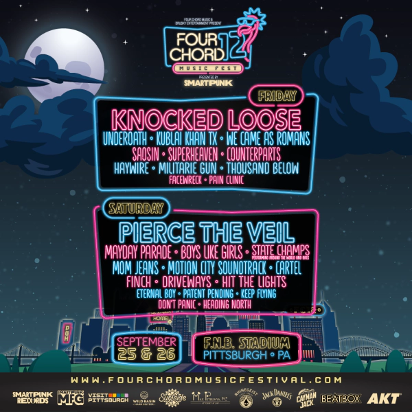 Win tickets to the Four Chord Music Festival 12!