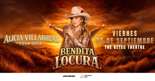 WIN A PAIR OF TICKETS TO ALICIA VILLARREAL!