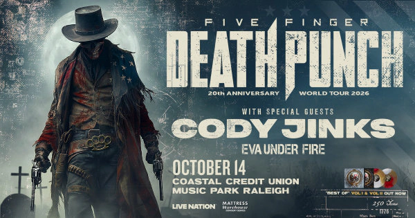 Win Five Finger Death Punch Tickets 2026!