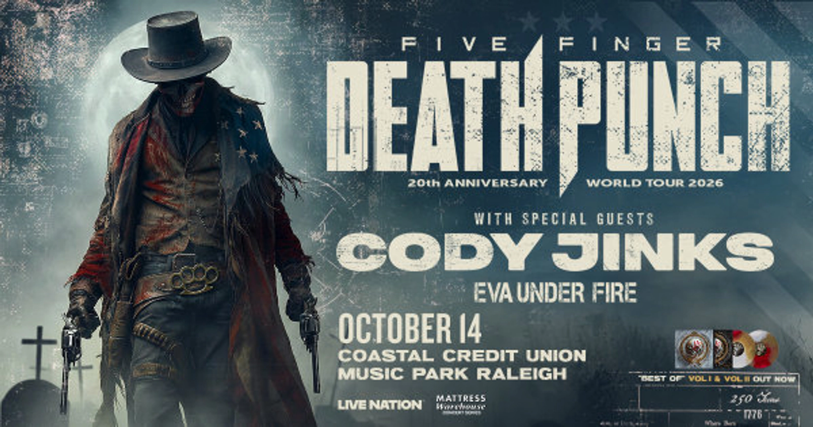 Win Five Finger Death Punch Tickets 2026!