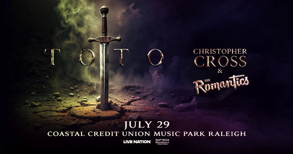 Win TOTO + Christopher Cross + The Romantics Tickets 2026!