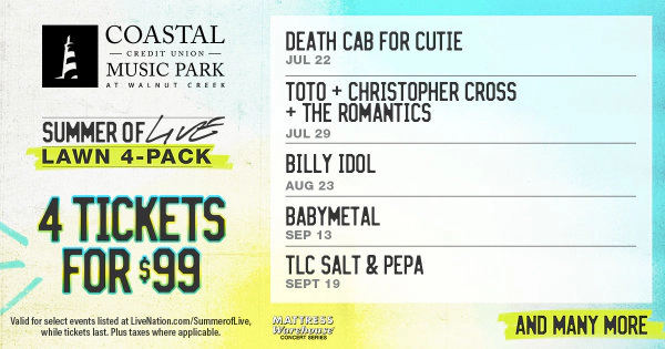 Billy Idol It's A Nice Day To...Tour Again! FOUR PACK LAWN 2026