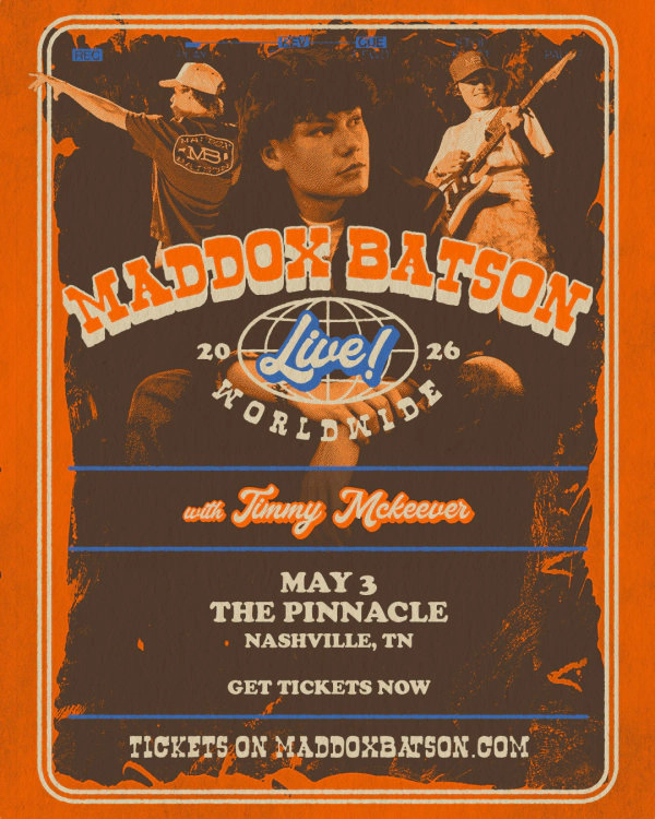 Win A Pair Of Tickets To See Maddox Batson!