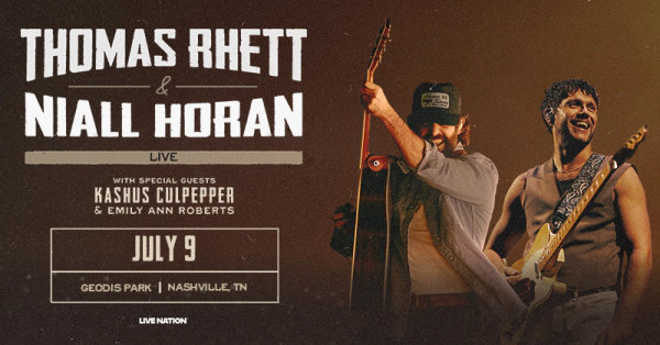 Win tickets to see Thomas Rhett & Niall Horan on July 9th!